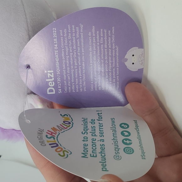 Kellytoy Toys Bnwt Delzi The Donkey Easter Squishmallows 4